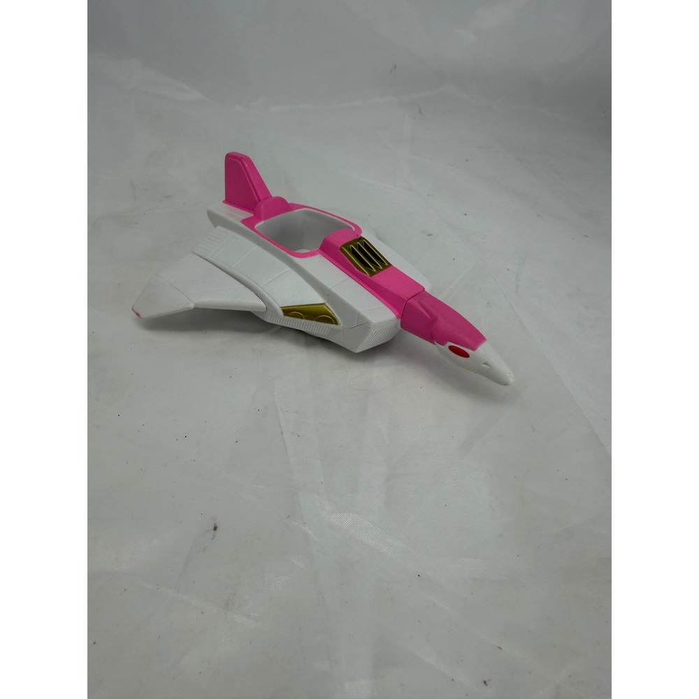 Vintage 1995 Saban Power Rangers Movie Pink Ranger Crane Zord Vehicle Toy White